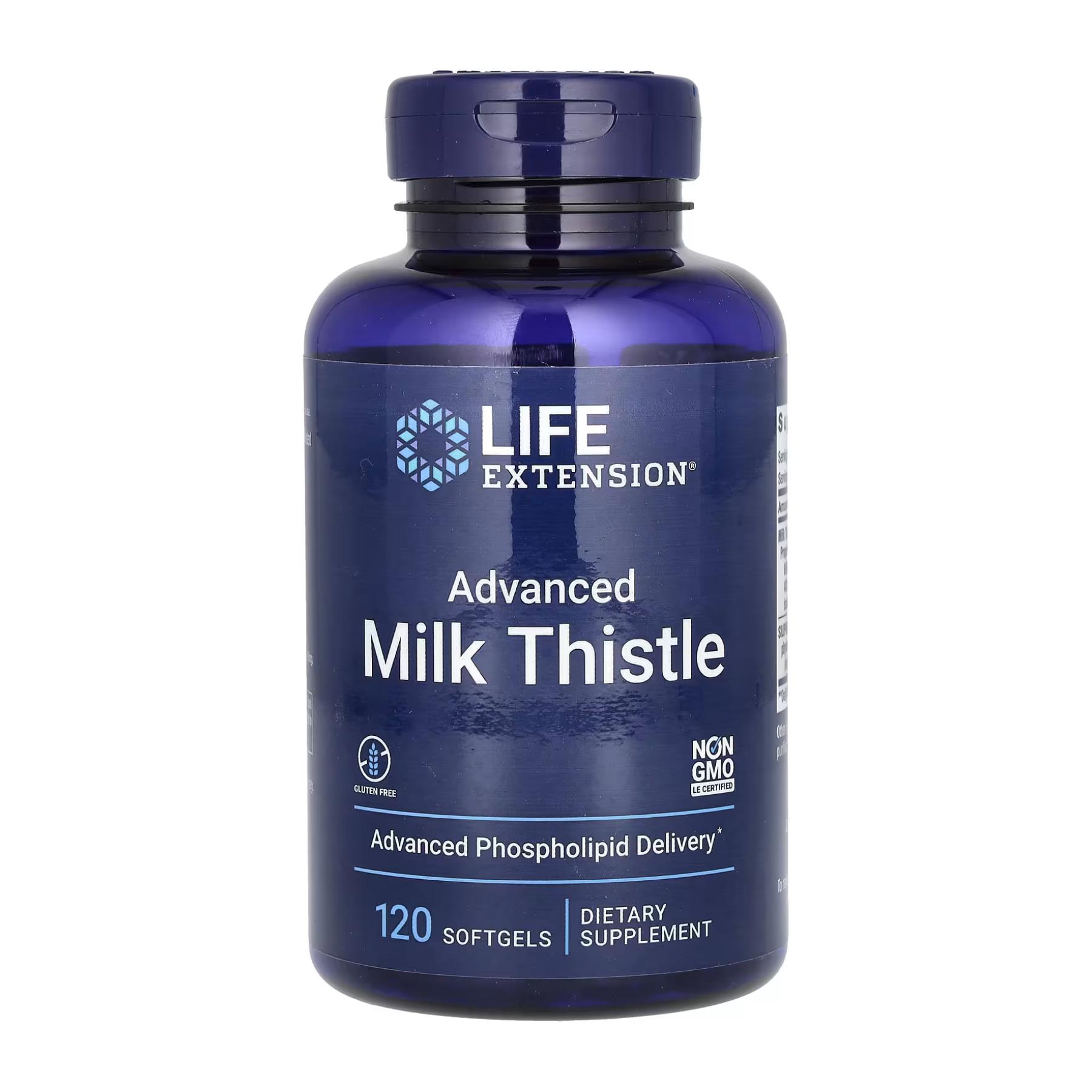 Натуральная добавка Advanced Milk Thistle 120 softgels (2022-10-1928)