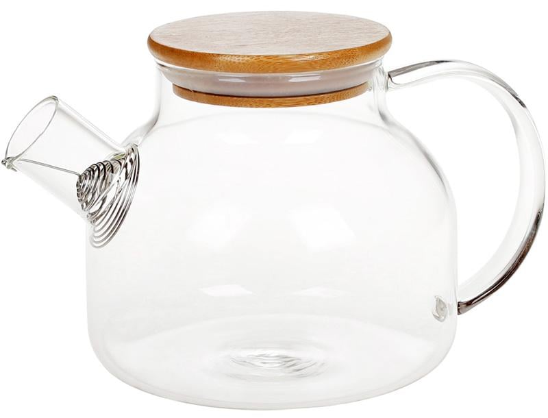Чайник заварювальний Lorenza 1 л з бамбуковою кришкою (BD-599-103) Чайник заварювальний Lorenza 1 л з бамбуковою кришкою (BD-599-103)