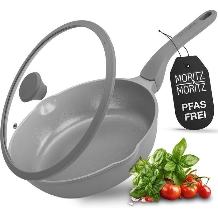 Сковорода зі скляною кришкою Moritz & Moritz антипригарна 26 см (2676209)