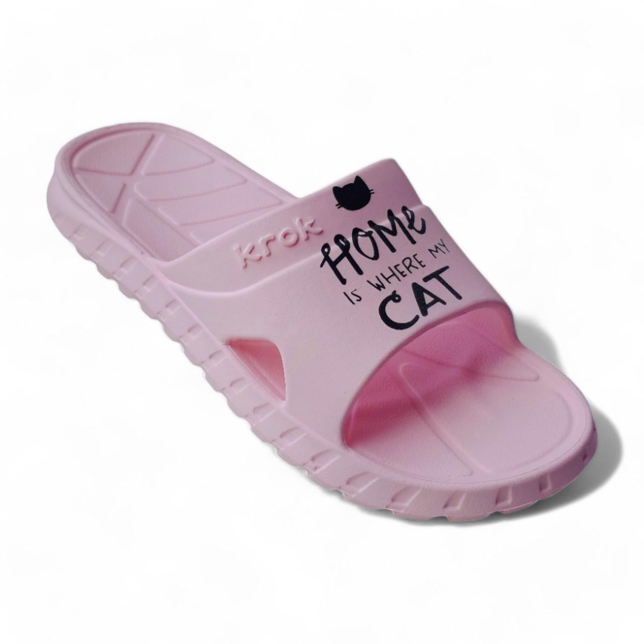 Шлепанцы женские Крок р. 36 Розовый (2219354184)