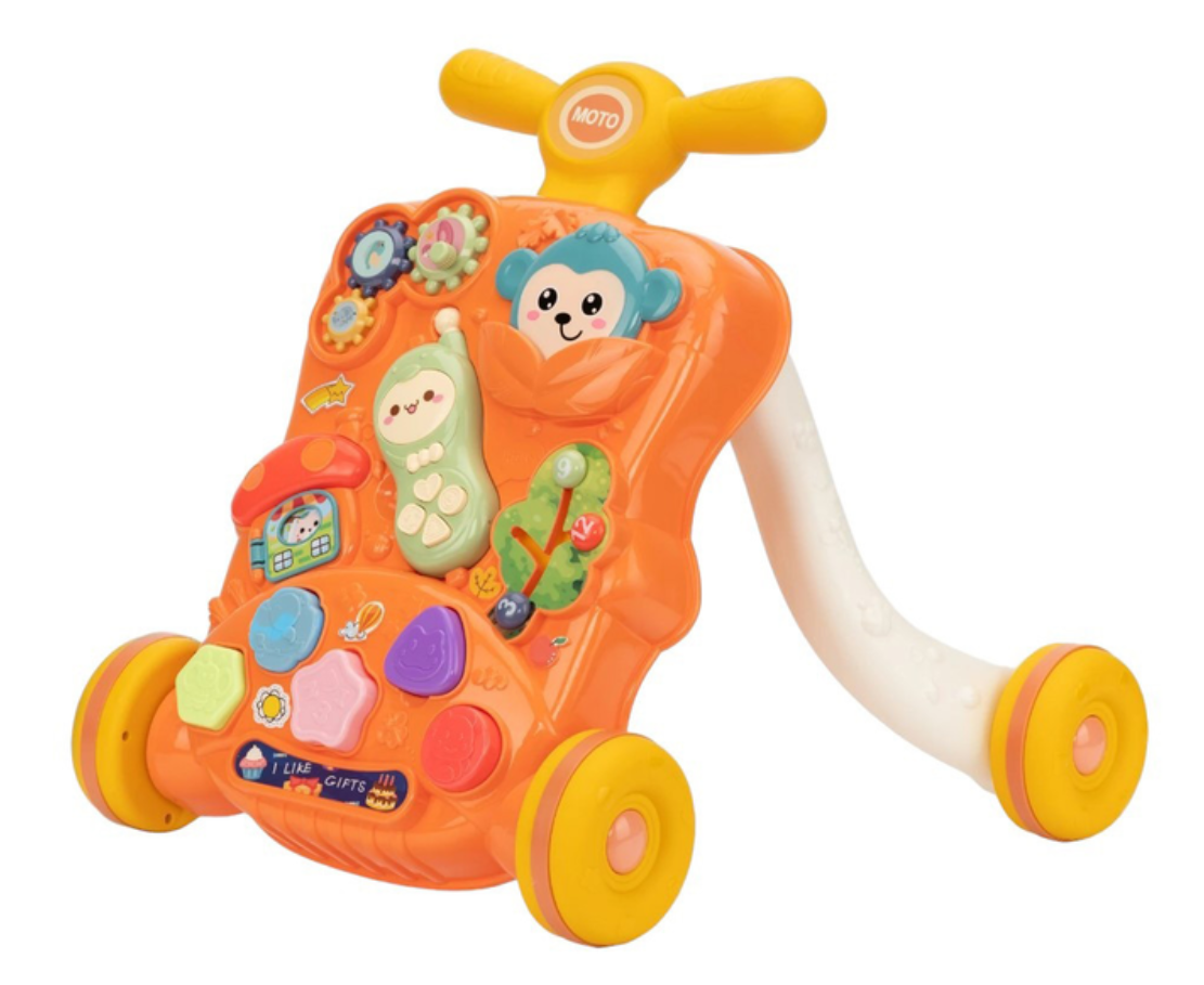 Каталка-ходунки для детей Первые шаги 2в1 с игровой панелью для развития мелкой моторики (25697505) Каталка-ходунки для детей Первые шаги 2в1 с игровой панелью для развития мелкой моторики (25697505)