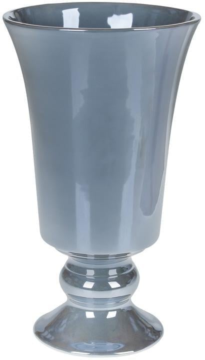 Ваза керамічна Кубок 26,5 см Сірий перламутр (BD-733-352)