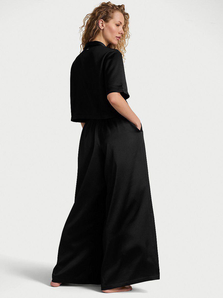 Піжама сорочка/штани Victoria's Secret Luxe Satin Sleep Set Regular XXL Чорний (26811567D) - фото 2 Піжама сорочка/штани Victoria's Secret Luxe Satin Sleep Set Regular XXL Чорний (26811567D) - фото 2