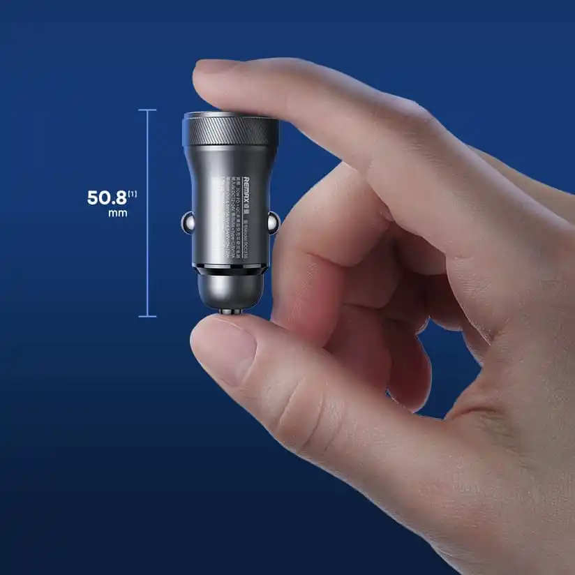 Зарядный адаптер для авто Remax Seaya 30W PD+QC с кабелем Type-C на Lightning RCC335 Черный (618011) - фото 3 Зарядный адаптер для авто Remax Seaya 30W PD+QC с кабелем Type-C на Lightning RCC335 Черный (618011) - фото 3