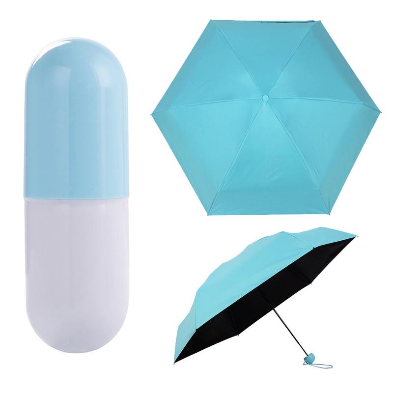 Міні-парасолька Capsule Umbrella-mini Designer All Seasons Black/Blue - фото 7