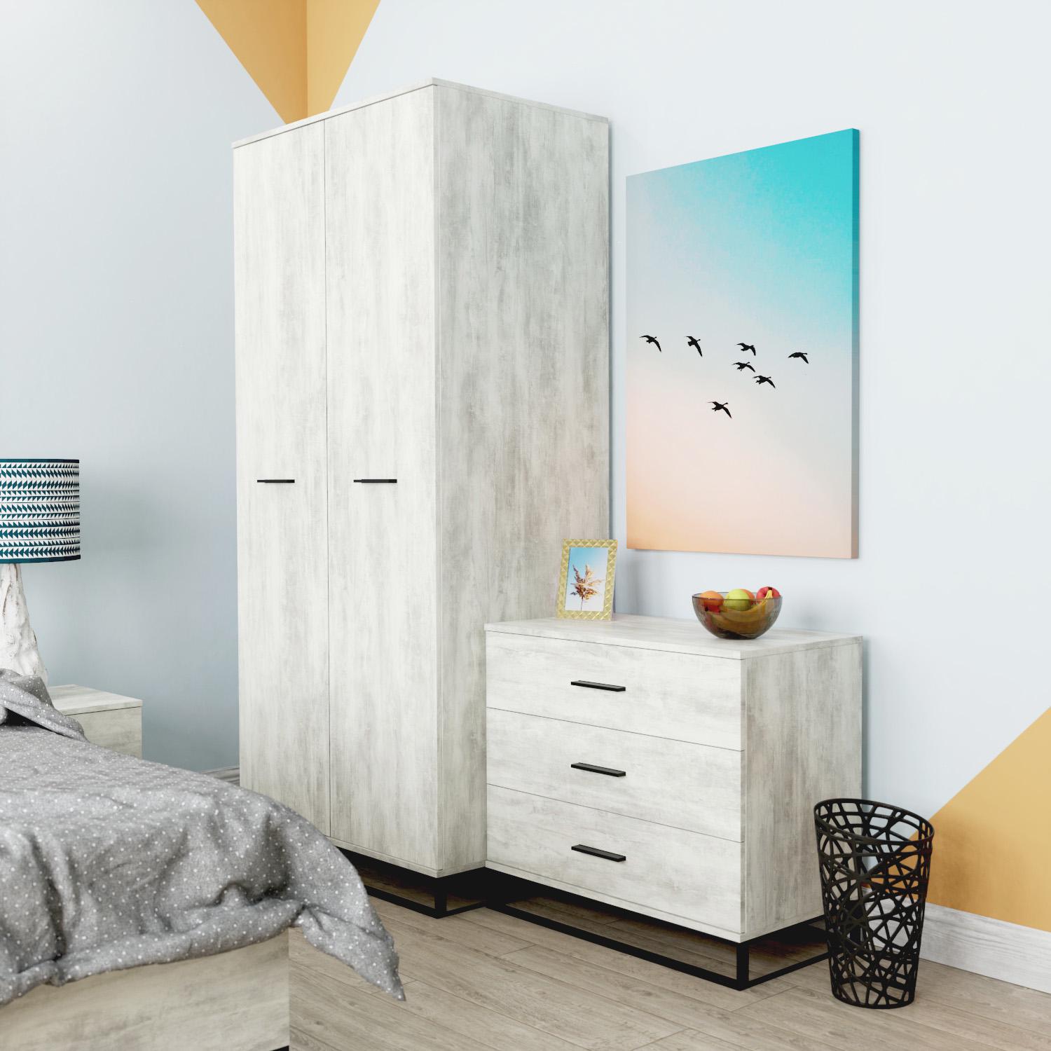 Шкаф ART IN HEAD Asсet 900x2000x590 мм Ателье светлый (GAAS16040000030) - фото 2 Шкаф ART IN HEAD Asсet 900x2000x590 мм Ателье светлый (GAAS16040000030) - фото 2