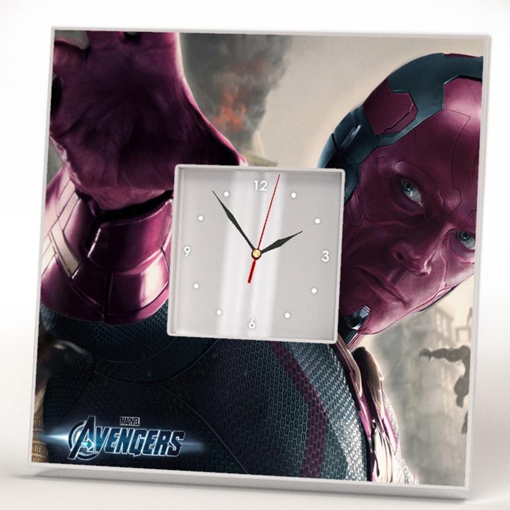 Часы с фото «Avengers» 260x260 мм (C00855) Часы с фото «Avengers» 260x260 мм (C00855)