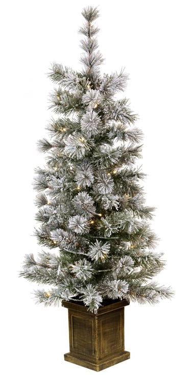 Елка искусственная Bonadi Белла в кашпо 50 LED 120 см (840-231)