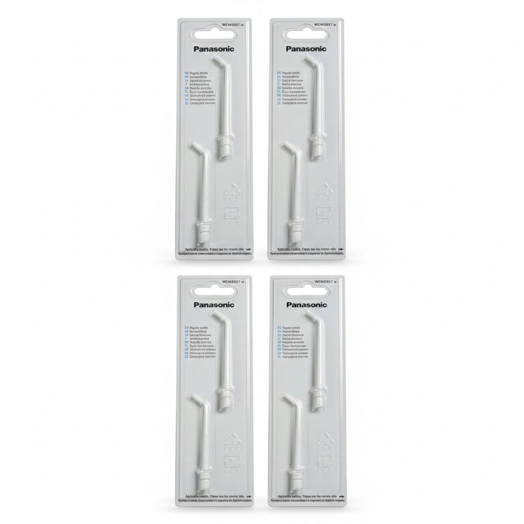 Сменные насадки для ирригатора Panasonic WEW-0987-W503-AS2 4 блистера (31991439)