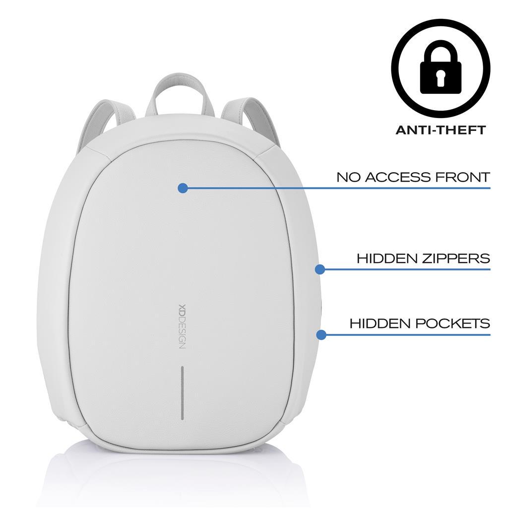 Рюкзак антивор Bobby Elle Светло-серый - фото 3 Рюкзак антивор Bobby Elle Светло-серый - фото 3