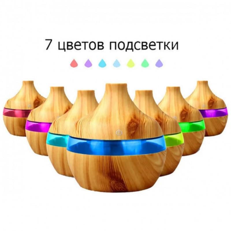 Увлажнитель воздуха-ночник Aroma air diffuser Светло-коричневый - фото 5