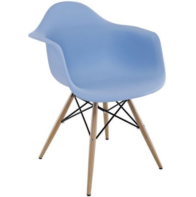 Кресло Group SDM Тауэр Вуд дерево/пластик Голубой