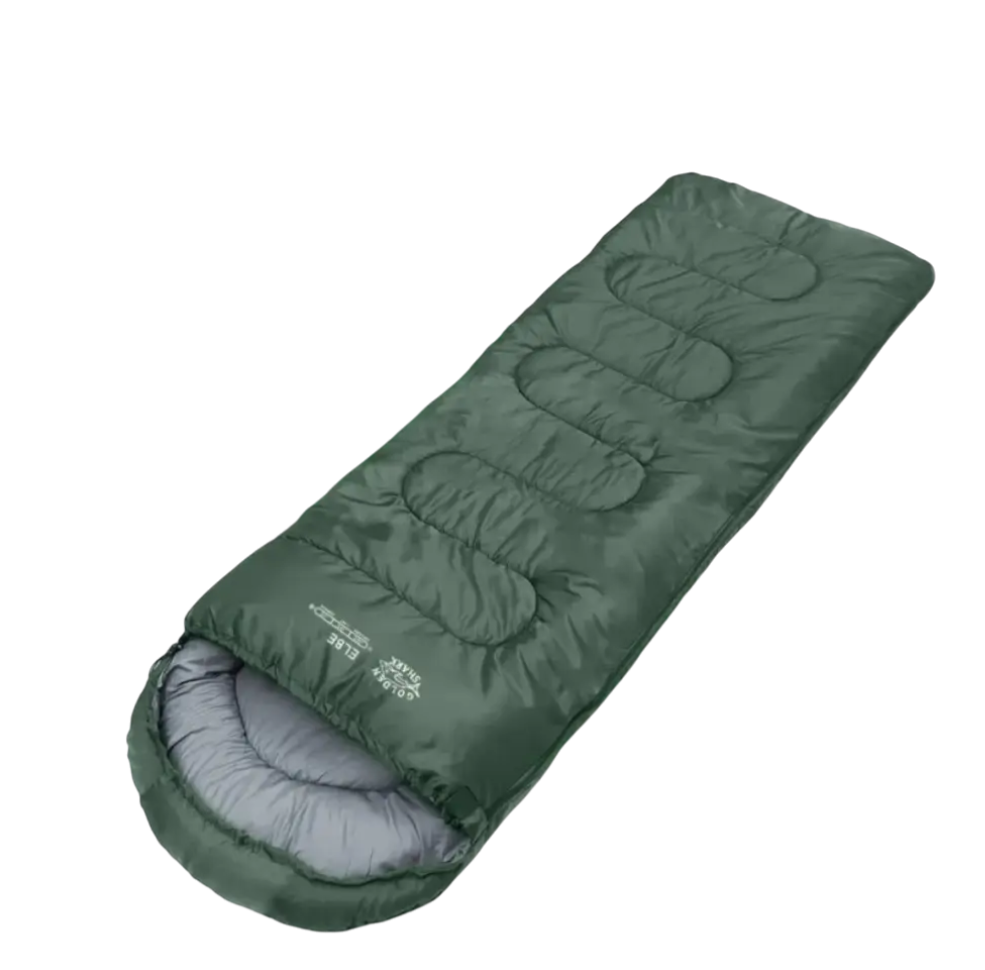 Спальний мішок водонепроникний на холофайбері 210x70 см 1,3 кг Green (6002)