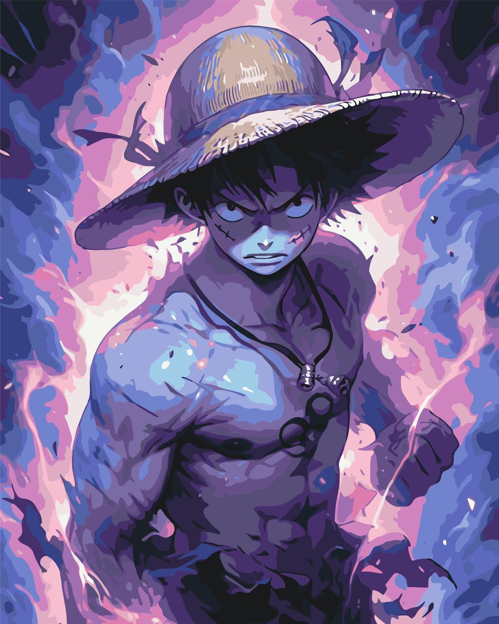 Картина по номерам ORIGAMI Манки Д Луффи Ван Пис Аниме 40х50 см (LW11450)