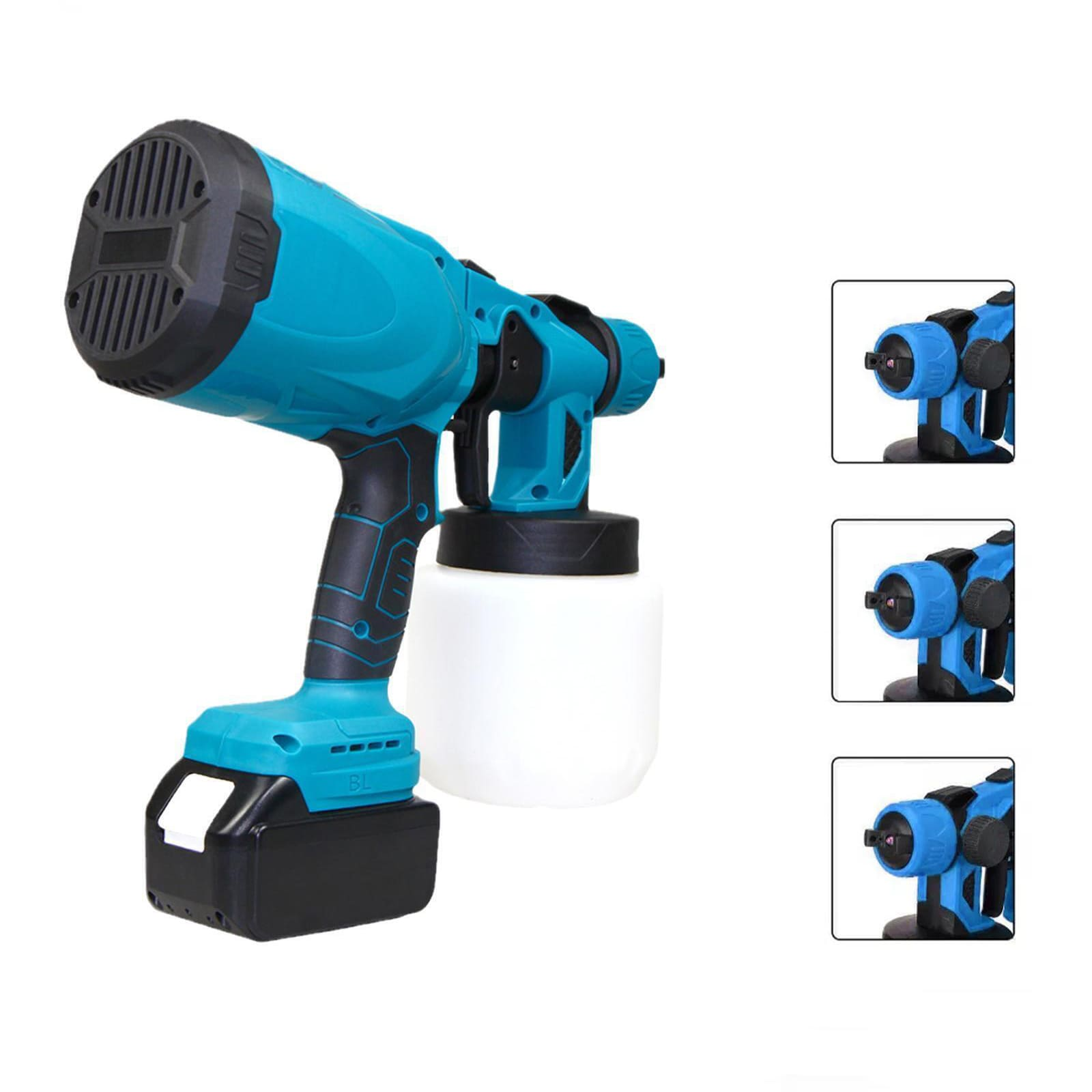 Електрофарбопульт із 2 акумуляторами (29433593) - фото 6 Електрофарбопульт із 2 акумуляторами (29433593) - фото 6