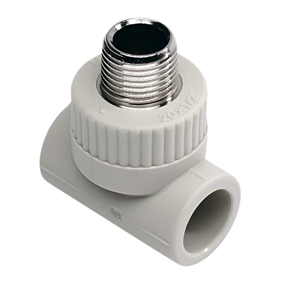 Тройник Ekoplastik ЗР 25 мм x 1/2" с креплением (UIN-STKE02020X)