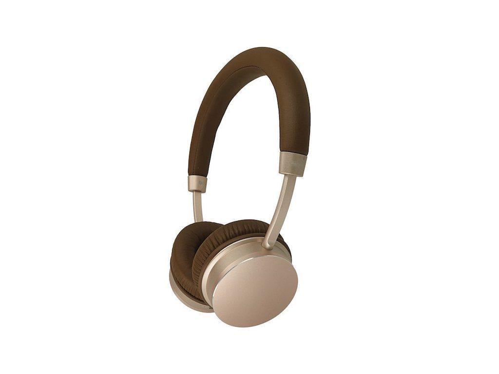 Наушники накладные беспроводные с микрофоном Remax RB-520HB Bluetooth Золотистый (6954851284857)