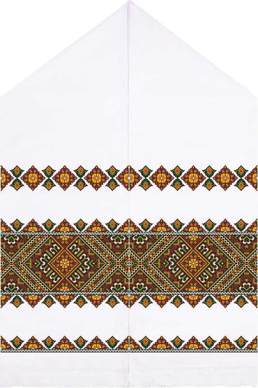 Схема Свадебный рушник для вышивки бисером и нитями на ткани габардин (ТР458пн5099)