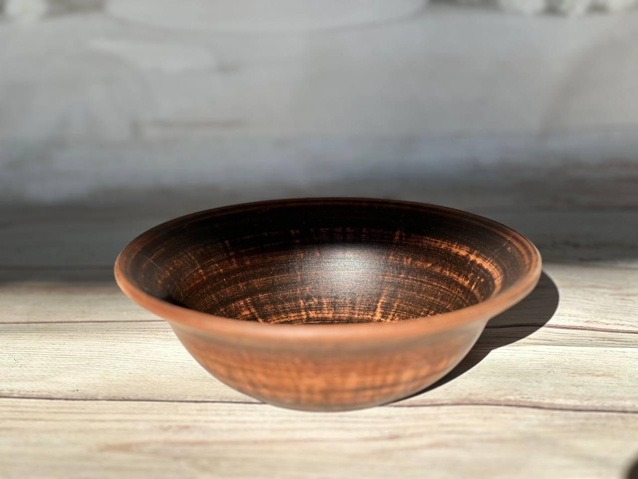 Тарілка глиняна глибока 600 мл (2562075268)