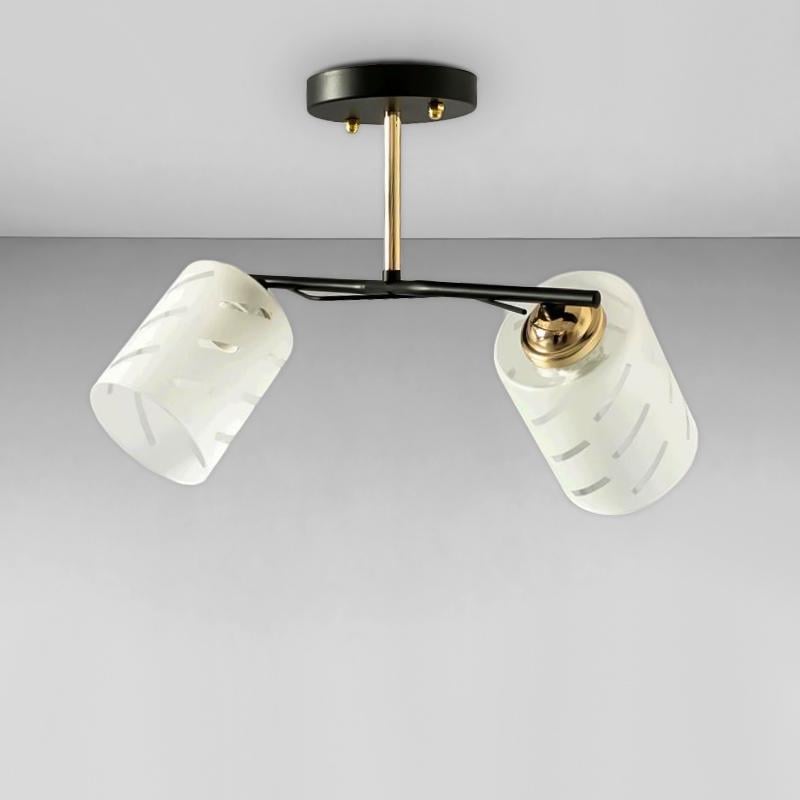 Люстра потолочная Light House SW-18155/2 400х200х290 мм Черный/Золотой