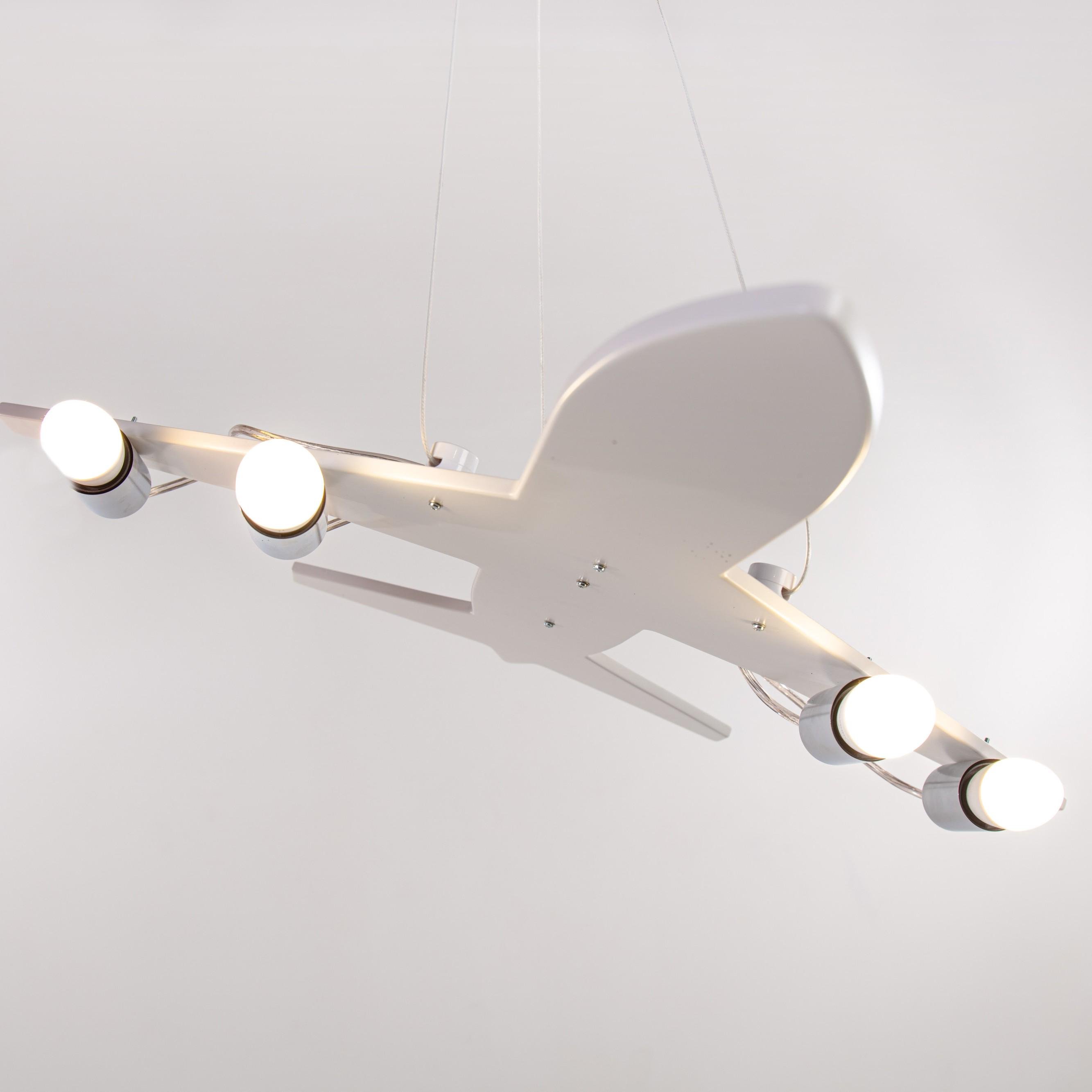 Люстра MoonPlane 778 Е27 4x40 Вт 70х70 см Белый (10068548) - фото 1