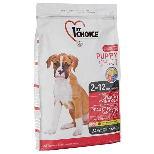 Корм сухий для цуценят 1st Choice Sensitive Skin & Coat Puppy 6 кг (6214250)