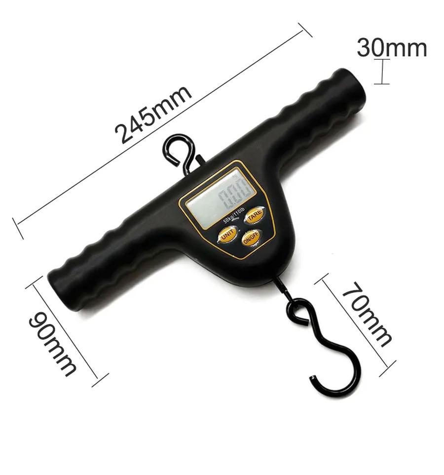 Ваги рибальські з ручками World4Carp T-Line Digital Scales електронні 50 кг (w702) - фото 2 Ваги рибальські з ручками World4Carp T-Line Digital Scales електронні 50 кг (w702) - фото 2