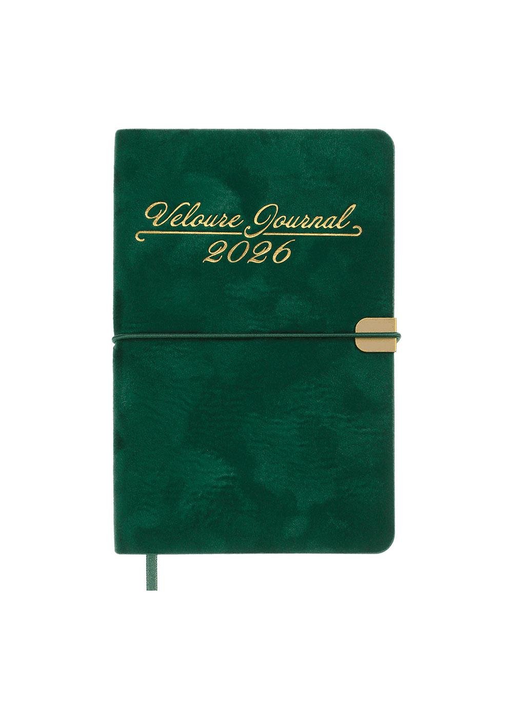 Щоденник Buromax 2026 VELOUR А6 датований Зелений (BM.2512-04)