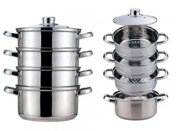 Пароварка-мантоварка Bohmann 5 л 5 предметов (23755576) - фото 2