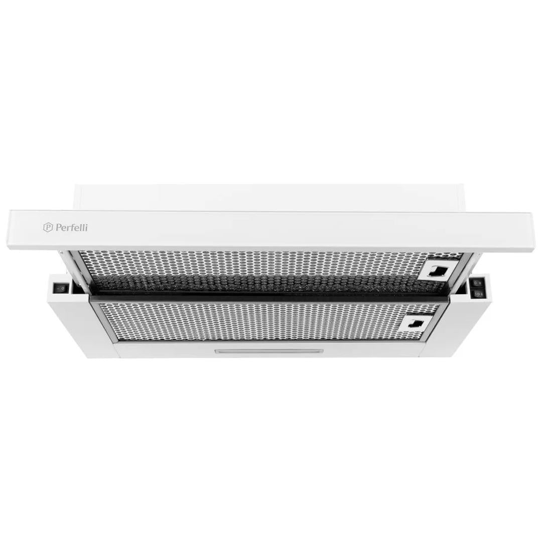 Витяжка телескопічна Perfelli TL 6333 WH 700 LED GLASS