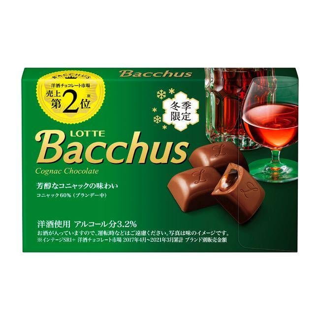 Шоколадні конфети з коньяком Lotte Bacchus 57 г