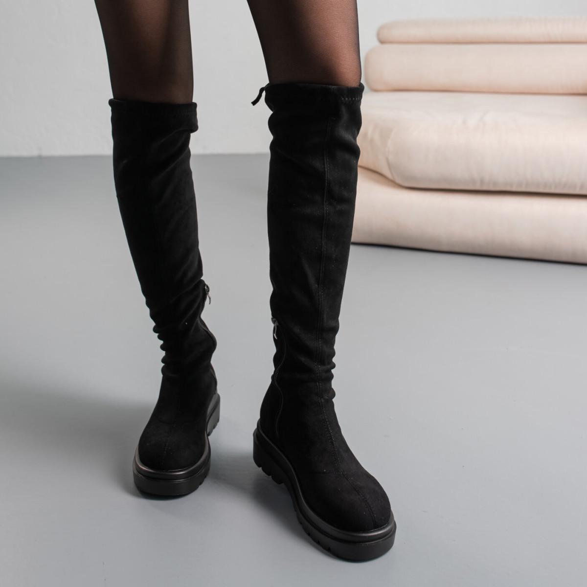 Ботфорти жіночі Fashion р. 40 25,5 см Чорний (3828) - фото 8