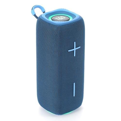 Портативная колонка TG654 Bluetooth 8 W с подсветкой Blue (593932)