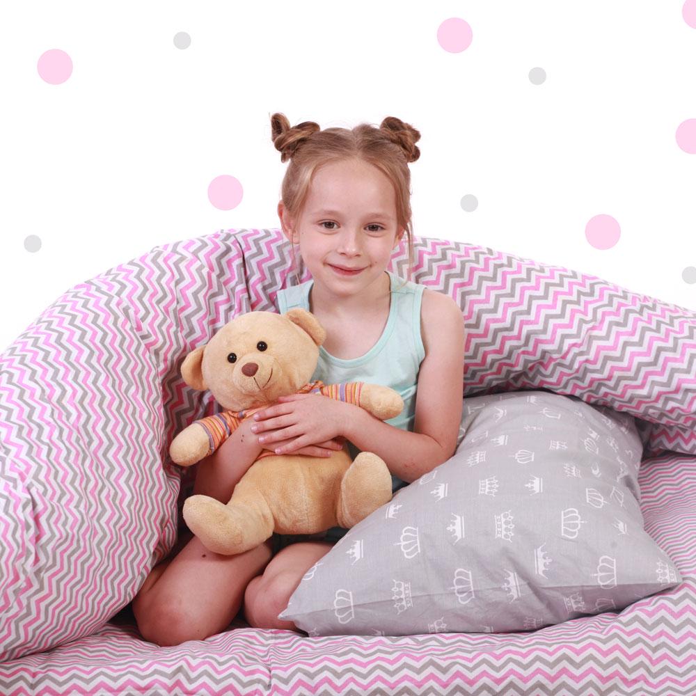 Простирадло полуторне Cosas Zigzag Grey Rose 155х240 см (4822080105279) - фото 2 Простирадло полуторне Cosas Zigzag Grey Rose 155х240 см (4822080105279) - фото 2