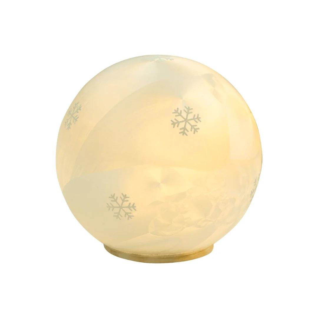 Новогодний светильник LED Livarno Home Шар с морозным узором с таймером 15 см (P1-00334) - фото 5
