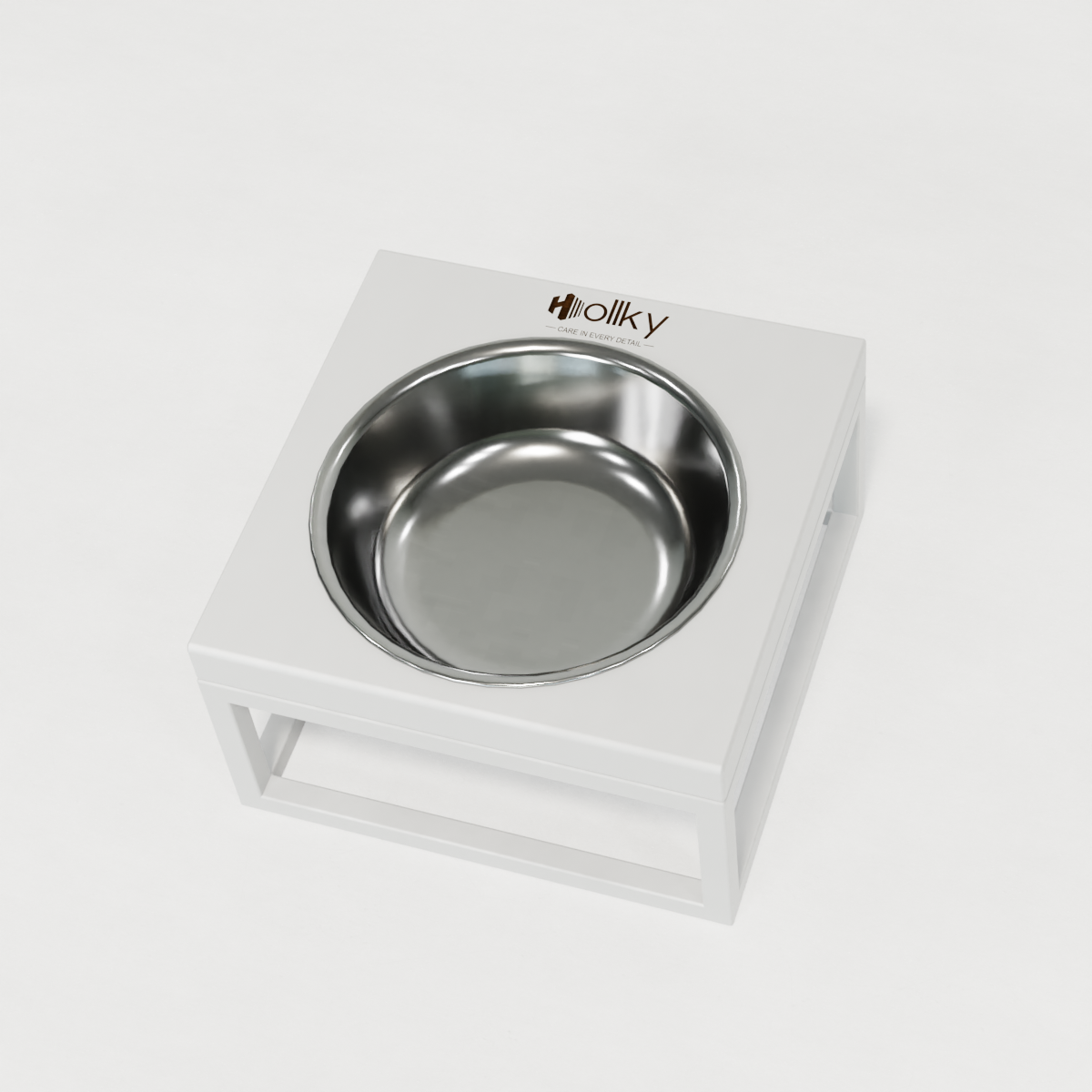 Миска на подставке для кошек и маленьких собак Hollky Base Solo S 0,45 л (S-18187-WHWH) - фото 7 Миска на подставке для кошек и маленьких собак Hollky Base Solo S 0,45 л (S-18187-WHWH) - фото 7