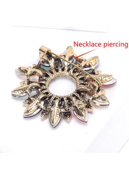 Брошка жіноча Вінок класична (849465255) - фото 3