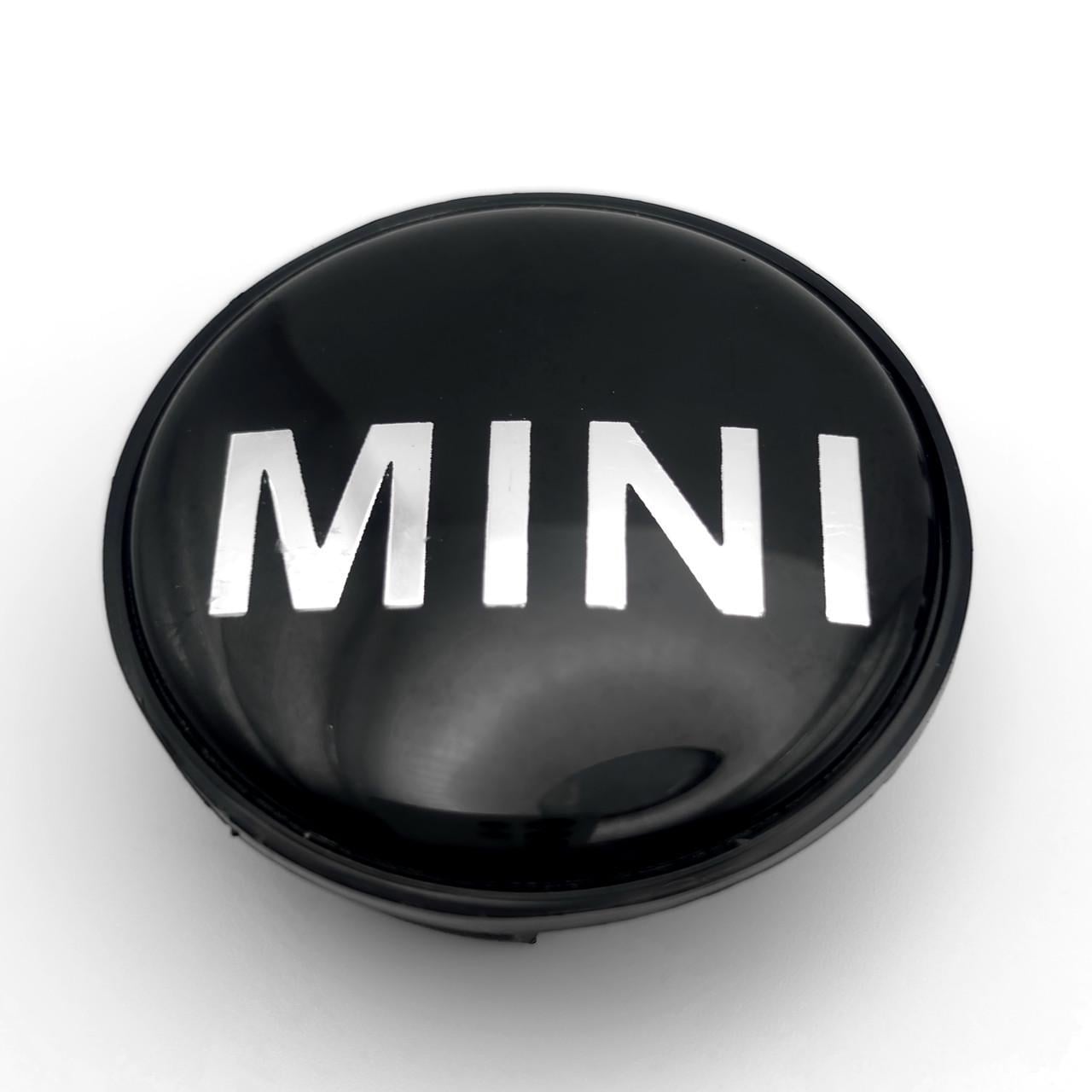 Колпачок заглушка ступицы колеса Mini 54 мм Черный/Хром тип 2 (3008316271)