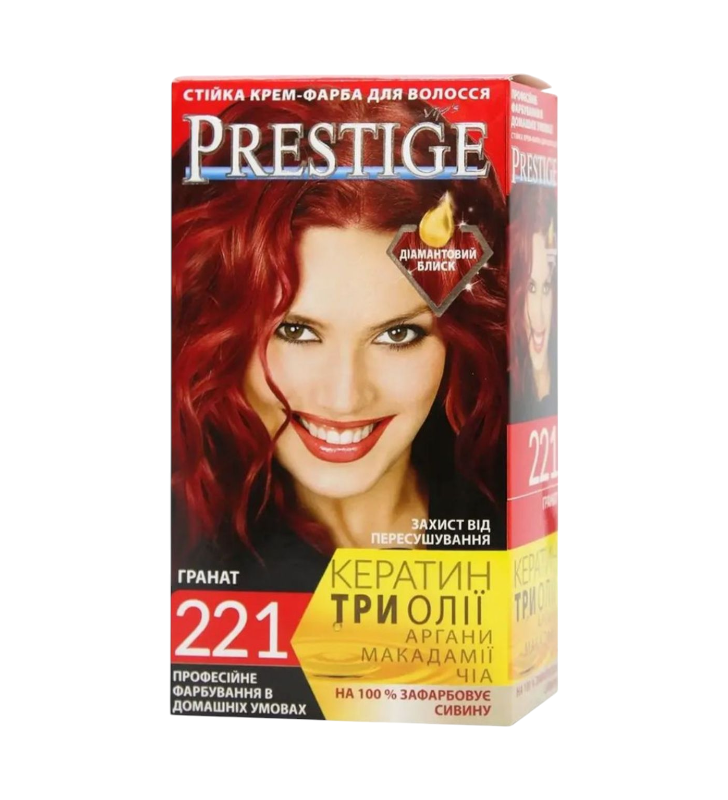 Краска для волос Prestige 221 Гранат