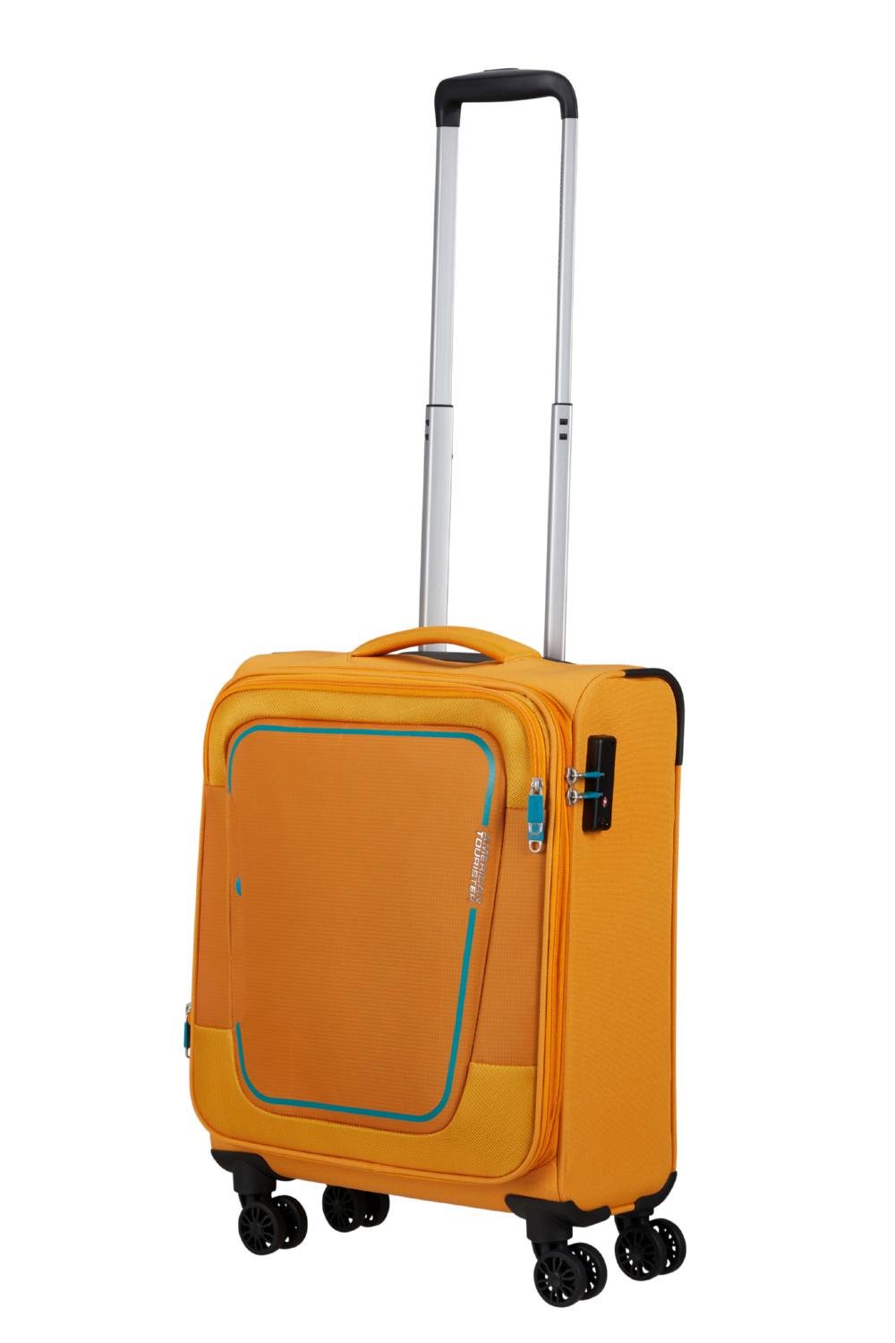 Чемодан American Tourister PULSONIC 55x40x23/26 см Желтый (MD6*06001) - фото 11