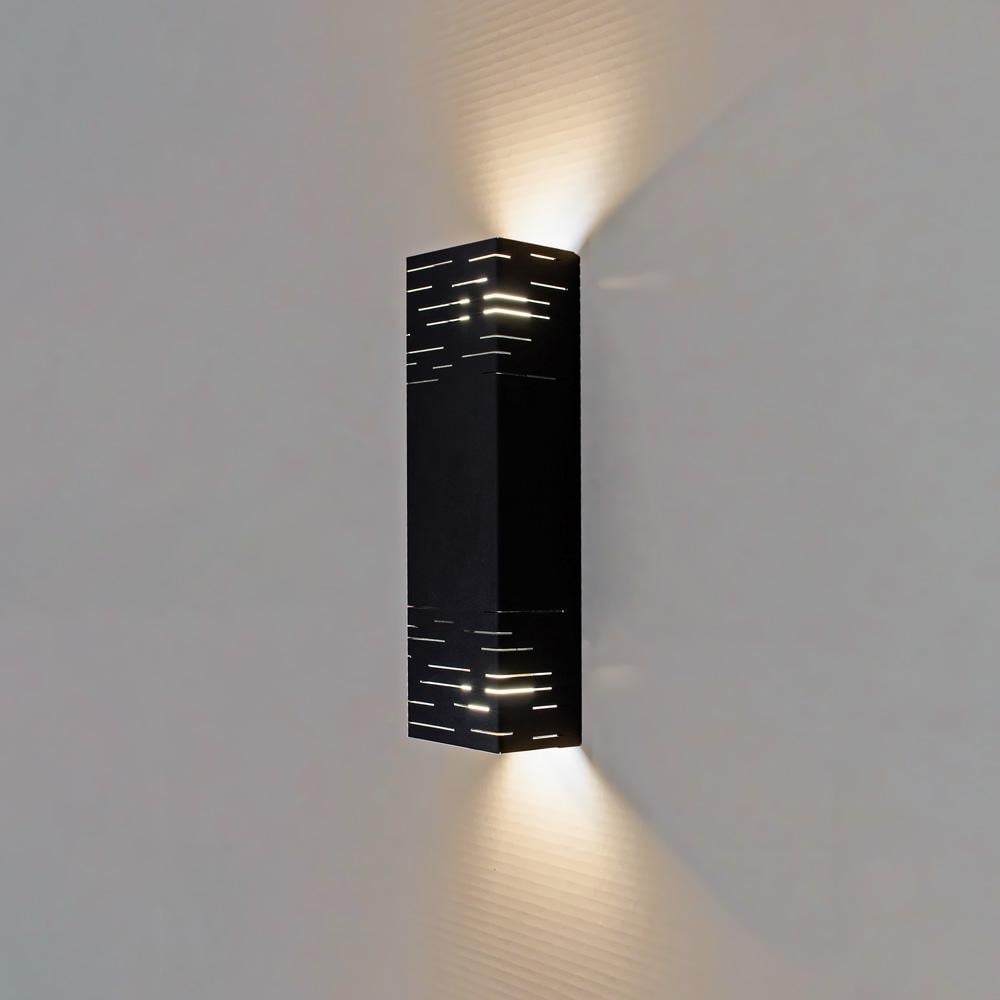 Светильник настенный MSK ELECTRIC Sieve NL 23702-2 BK под две лампы Черный (86902)