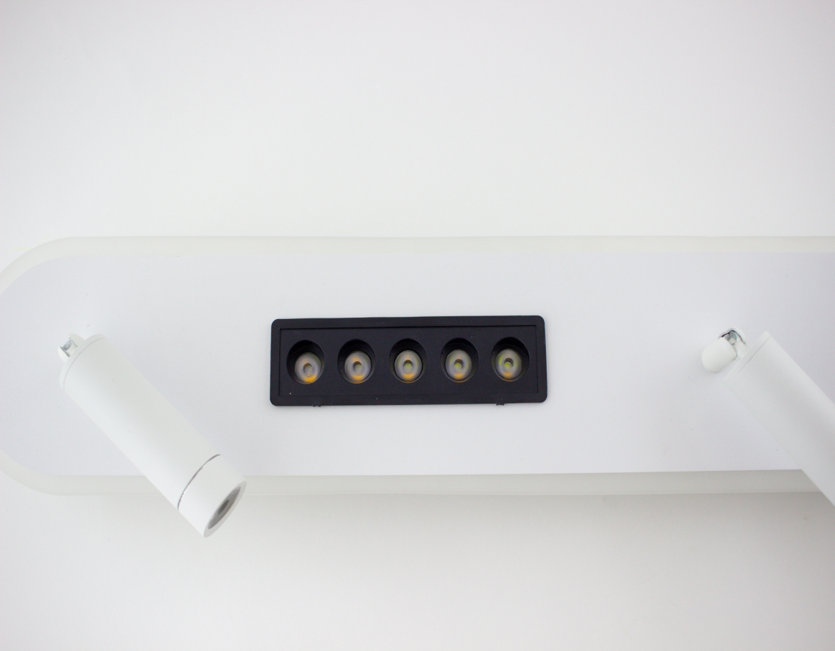 Люстра ESLLSE SHEFFIELD 3LR с пультом 52 и 6W 800х120 мм Белый (10211) - фото 7