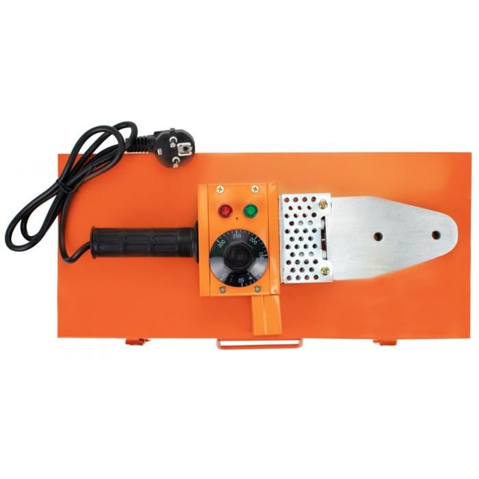 Паяльник для пластиковых труб полипропиленовых ПВХ в металлическом кейсе 600 Вт - фото 2