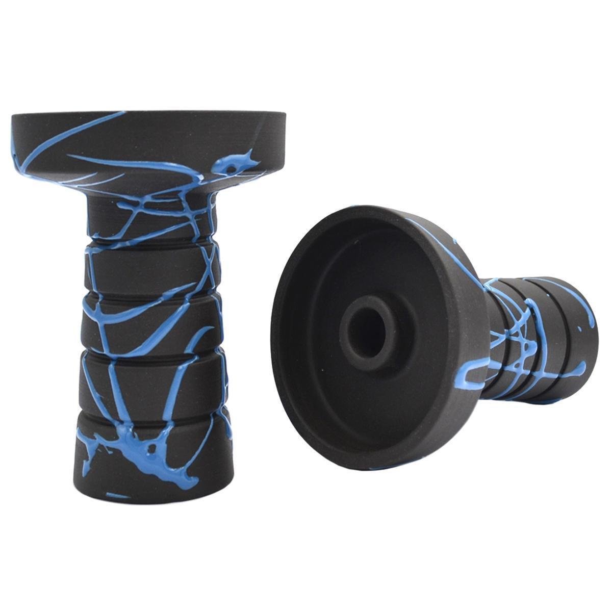 Чаша для кальяна Gusto Bowls Harmony Black Glaze Blue (18072023-20) Чаша для кальяна Gusto Bowls Harmony Black Glaze Blue (18072023-20)