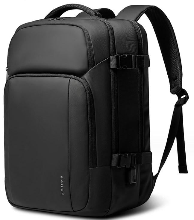 Рюкзак городской Bange BG-7690 ранец с отсеком для ноутбука до 15,6'' 30 л USB-разъем Black (19366)