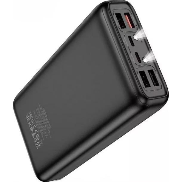 Внешний аккумулятор Hoco DB81 Apollo 30000 mAh 65W Black - фото 5 Внешний аккумулятор Hoco DB81 Apollo 30000 mAh 65W Black - фото 5