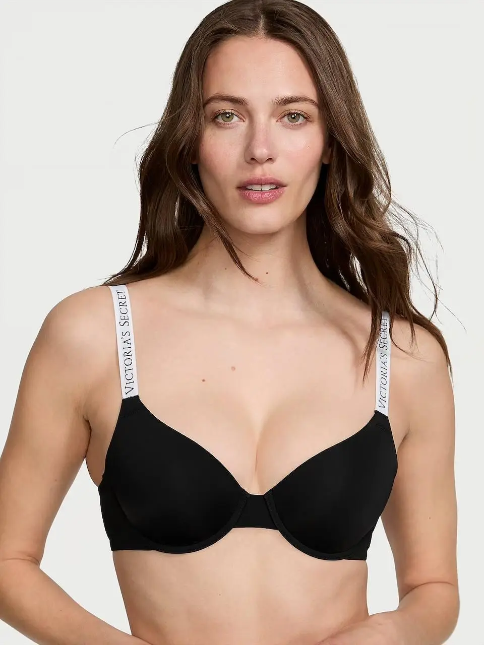 Бюстгальтер без пуш ап Victoria's Secret Lightly Lined Demi Bra 85B Чорний (19448501)
