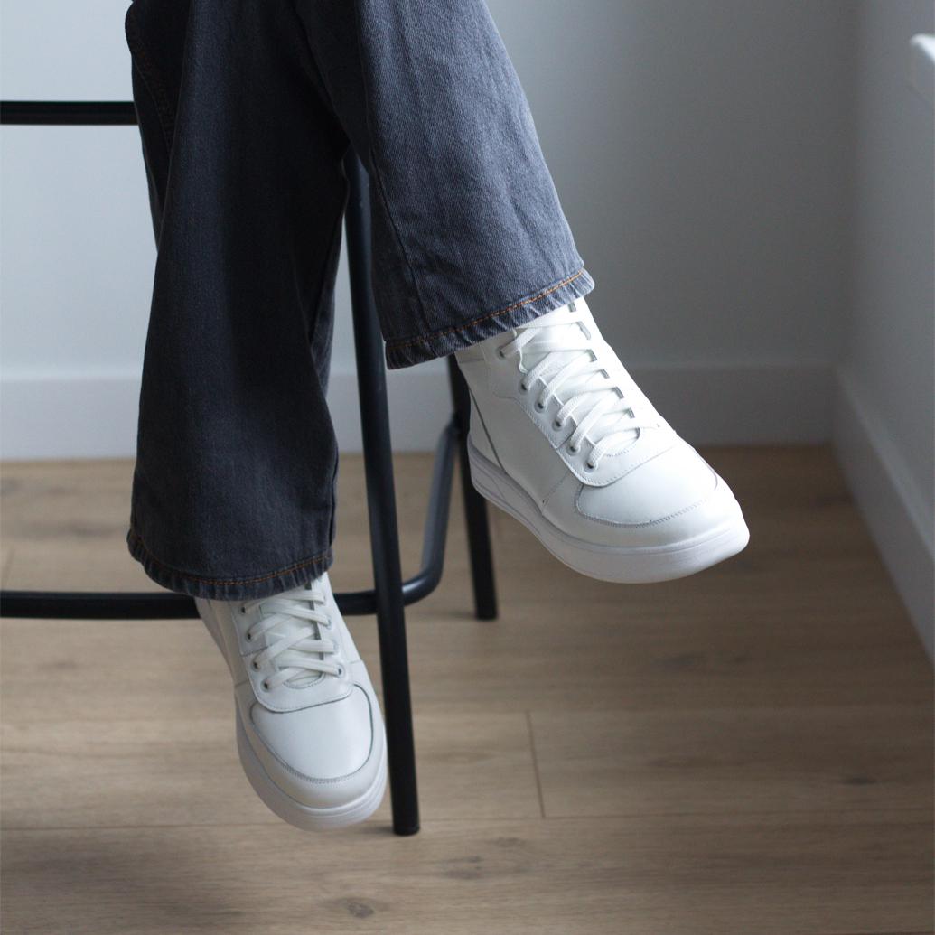 Кеди жіночі зимові Zlett з натуральної шкіри р. 39 Білий (3506) - фото 8 Кеди жіночі зимові Zlett з натуральної шкіри р. 39 Білий (3506) - фото 8