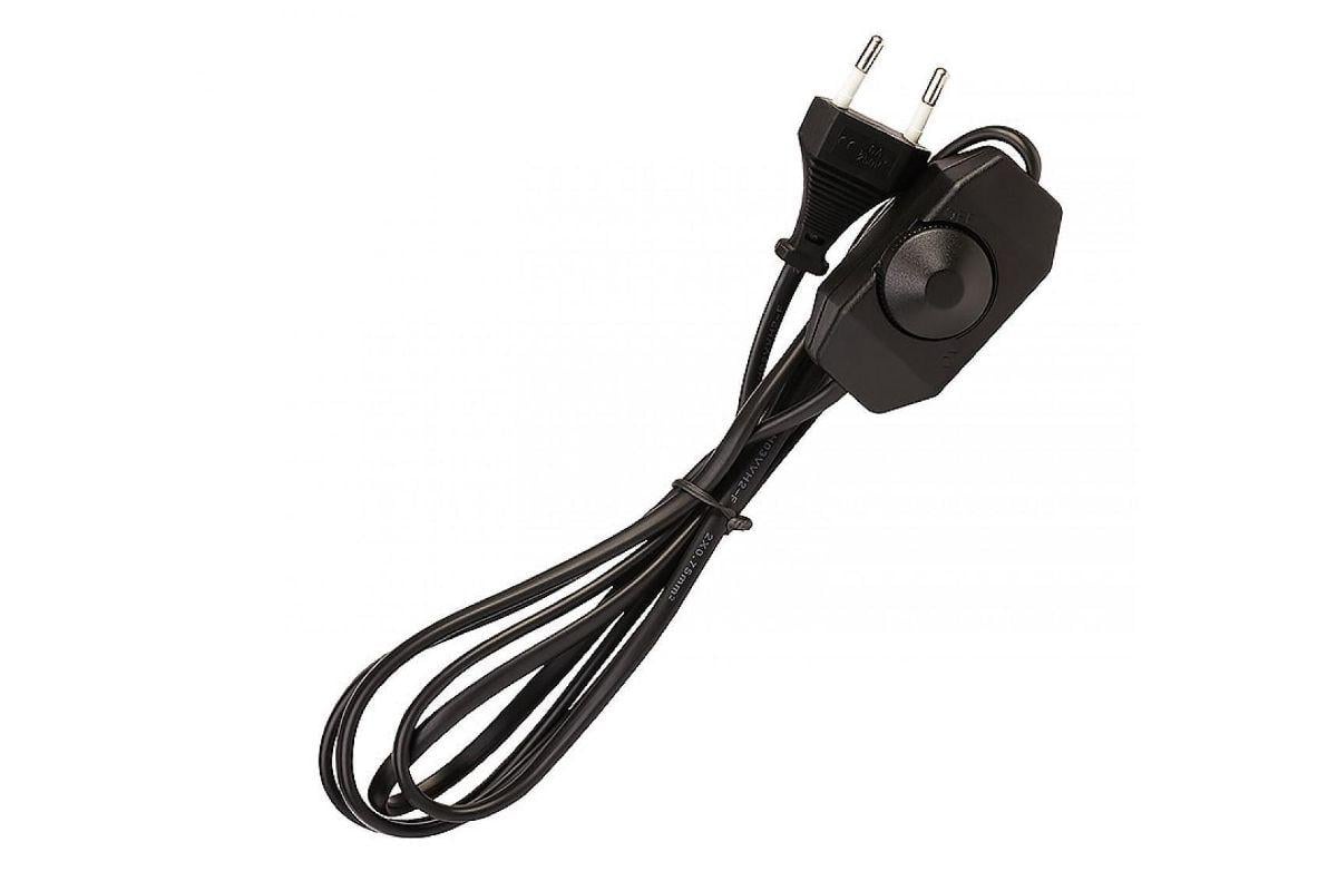 Провод с регулятором ШПР-202 2х0,75 Черный