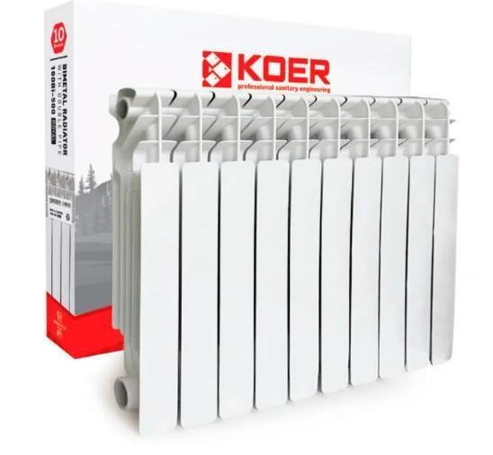 Радиатор биметаллический KOER 100 Bimetal-500 ROYAL (KR4957)